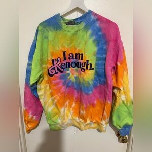 Barbie I Am Kenough Multicolor Tie-Dye Sweatshirt